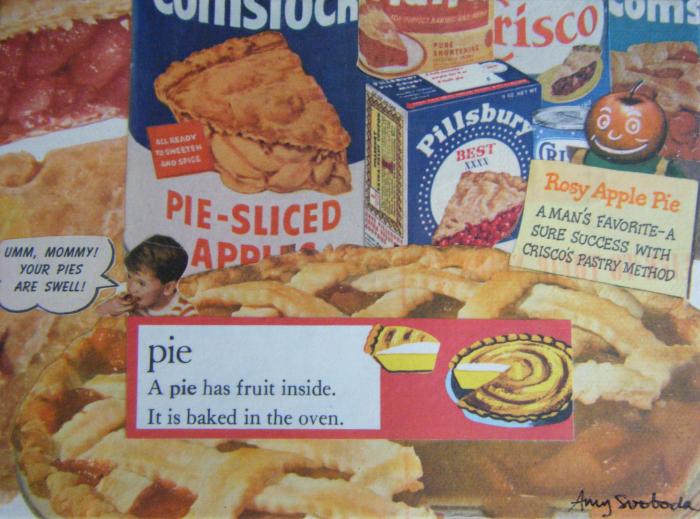 pie . . . 5" x 7" . . . Sold